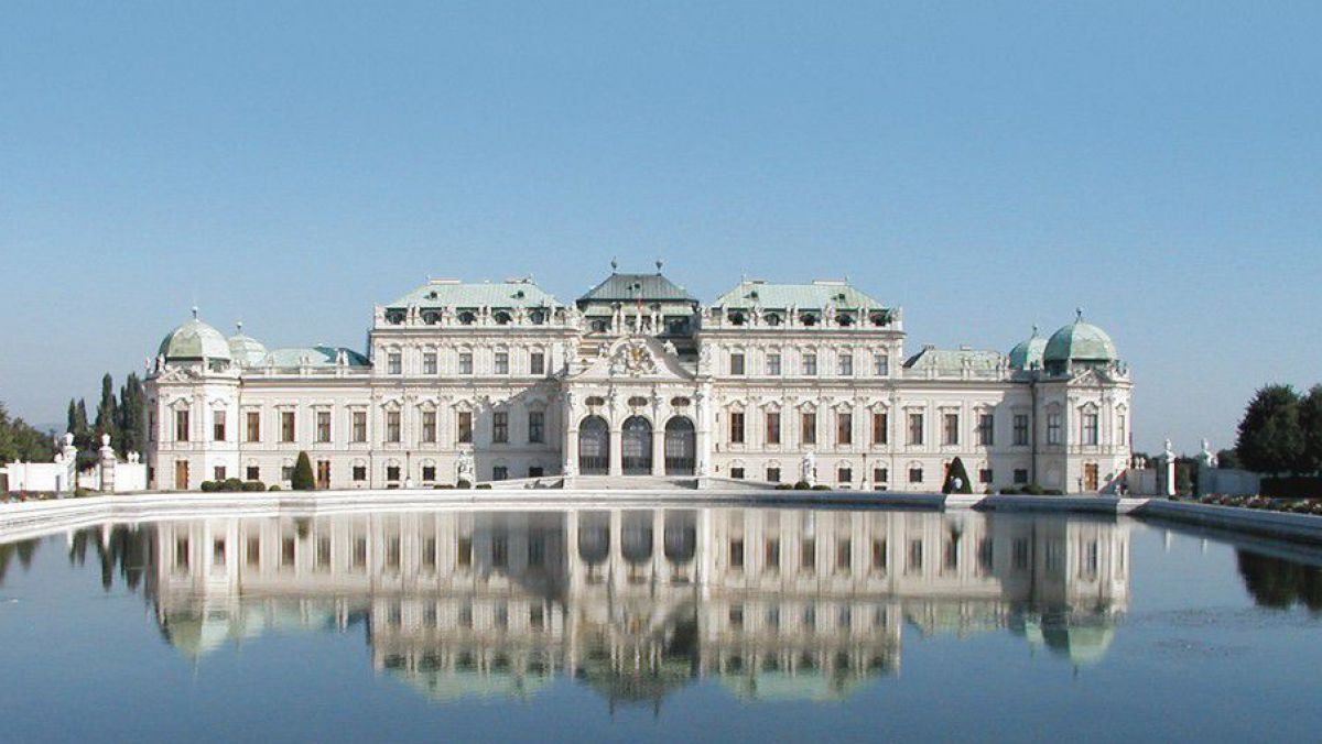Belvedere Wien, Suedseite.